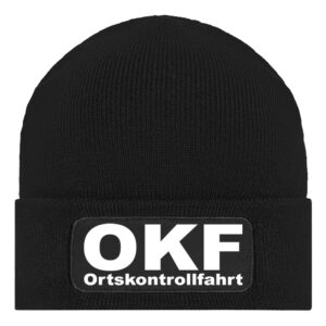 Beanie "OKF" weiß