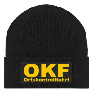 Beanie "OKF" gelb