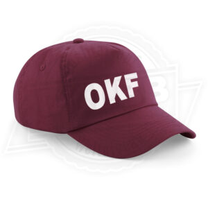 Beechfield Cap "OKF" burgund