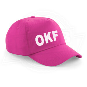 Beechfield Cap "OKF" fuchsia
