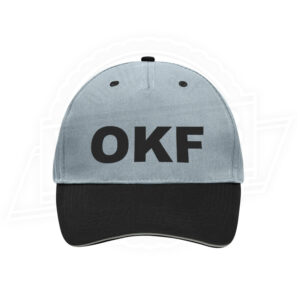 Daiber Cap "OKF" grau/schwarz