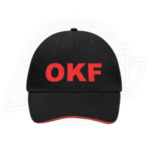 Daiber Cap "OKF" schwarz/rot