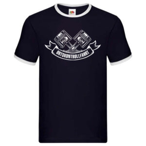 Herren T-Shirt "OKF" Wappen schwarz/weiß